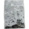 Pedras Strass Pretas de Fundo Plano para Nail Art Ss4 Leque Grande em Forma de Leque Pedras Strass Redondas Pequenas de Fundo Plano Pedras de Vidro Decorações para Unhas Atacado