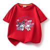 Roupas Kulomi Camiseta de Manga Curta Infantil Verão 2023 Nova Meninas Algodão Verão Manga Meia Manga Camisa Base Fina