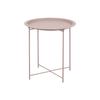 Mesa de centro plegable moderna y sencilla de metal para sala de estar, sofá móvil para exterior, balcón, mesa de té, mesa redonda de almacenamiento