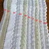 Algodón de punto de fábrica encaje de algodón bordado calado de agujeros encaje hueco código de barras dobladillo de ropa para niños accesorios de ropa