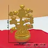 Árbol del Dinero que Atrae la Fortuna - Adorno Giratorio de Aleación Feng Shui para Decoración de Oficina, Artesanía Metálica Giratoria