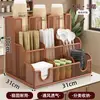 Portavasos de café para barra de bar, estante de almacenamiento de vasos de papel desechables, estante para colocar vasos de té de leche, portavasos especial para degustación comercial