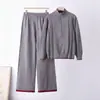 Versátil para el trabajo Suelto Suave Cómodo Cuello alto Media cremallera Moda Color liso Tejido 'Suéter' Otoño/Invierno 2026