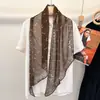 Bufanda Larga Kage 100% Gasa de Seda para Mujer, Accesorio de Cinta, Diadema, Bufanda, Versátil y Elegante, 30*160cm
