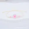Suministro del Fabricante, Producto de Venta Caliente Transfronterizo, Pulsera Tejida a Mano de Jingdezhen, Pulsera de Flor de Ciruelo y Perla, Estilo Fresco y Dulce para Estudiantes