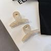 Clip de Tiburón de Color Jalea Tamaño Pequeño para Mujer Cola de Caballo Alta Pequeño Clip de Agarre Horquilla para Flequillo Sensación Avanzada Clip de Acabado para Cabello Lateral Fragmentado