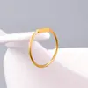 J66 Anillo de Titanio Acero Acero Inoxidable Oro Rosa 18K Estilo Europeo y Americano Minimalista Geométrico Pequeño Personalidad Moda