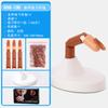 Vaso de Succión Práctica de Manicura Dedo Falso Flexible Mano Protésica de Manicura Dedo Medio Individual Reemplazable Removible Herramienta de Práctica