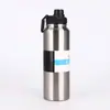 Hervidor de Acero Inoxidable 304 de Gran Capacidad con Hebilla, Termo Deportivo para el Hogar de Doble Capa, Portátil