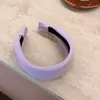 Diadema Ancha de Color Sólido Estilo Coreano para Mujer 2026 Nuevo Modelo Diadema Esponjosa de Parte Superior Alta Elegante Simple Versátil Accesorio para el Cabello