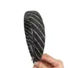 Faixa de Cabelo Xadrez de Tricô de Cano Alto com Aba Larga para Mulheres, Super Estilo Fada e Doce, Faz o Rosto Parecer Menor, Presilha para Lavar o Rosto, Estilosa