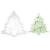 Árvore de Natal Transfronteiriça, Sino de Natal, Rena, Molde de Silicone Espelhado, Enfeites de Natal de Gesso DIY, Molde de Sorvete