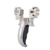 Tirachinas de Aleación de Aluminio Tirachinas Hacha Fantasma de Doble Propósito con Banda Plana para Uso Práctico de Combate y Competitivo al Aire Libre para Adultos