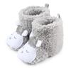 Súper Populares Otoño e Invierno Nuevas Botas de Invierno de Vellón de Coral Cordero Zapatos para Bebé Niño Pequeño Zapatos para Bebé de Suela Suave 0788 Engrosados y Cálidos
