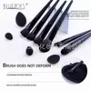 Cepillo de Maquillaje Popular Transfronterizo Personalizado Mango de Madera Logo Personalizado Pincel para Rubor Pincel para Sombra de Ojos Bolsa de Cosméticos Fábrica de Origen Venta al por Mayor