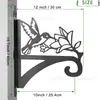 Gancho de Metal Popular para Plantas Transfronteiriço Gancho de Parede Decorativo Borboleta Suporte de Plantas Decoração de Pátio Jardim Casa