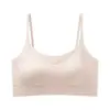 Soporte suave de gelatina invisible, no transparente, realzador de busto y elevador, lencería para mujer de talla grande, sin costuras, transpirable, espalda bonita, sujetador de tirante fino para mujer