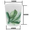 Taza de Papel para Flores Hongyu Manualidad de Calcomanía Vidrio para Velas Escarchado Se Puede Personalizar con Recubrimiento Aluminizado, Proceso de Estampado en Caliente Serigrafía