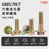 Parafusos Sextavados com Flange de Aço Carbono Grau 10.9 Com/Sem Flange Dentada, Parafusos de Cor Zinco Gb5787 Parafusos Q184