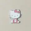 Desenho Animado Sentado Pingando Óleo Acessórios do Gato Kt Decoração DIY para Capa de Celular Adorno de Cabeça Grampo de Cabelo Material Artesanal Calçados com Furos