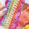 Diadema de Punto Song Yanfei Primavera y Verano Nueva Lana Pura Hecha a Mano Hueca Diadema Deportiva para Mujer