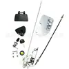 Conjunto de trava da porta da cabine Hitachi ZAX200 210 240 270 330 360-3, peças de escavadeira