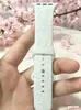 Adecuado para Apple iWatch Correa de Silicona Grabada Apple Watch Correa de Reloj de Pétalos Grabada con Láser Apple