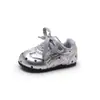 Zapatillas para Bebé de Lunares Estilo Dulce Suela Suave Zapatos Forrest Gump Primavera y Otoño Zapatillas de Correr para Niñas de 0-1-3 Años Zapatos Planos Cómodos