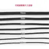 Cordón Elástico de Látex Importado Blanco y Negro en Stock del Fabricante, Banda de Goma, Cuerda Elástica, Cinturilla, Banda Elástica