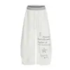 Jia Yi Ku 2026 Novo Estilo Retro Americano Calça Esportiva com Strass para Homens e Mulheres, Calça Larga Solta com Caimento para Street Dance