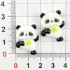 Novo clipe de cabelo fofo de desenho animado urso trabalhador resina feita à mão creme gel acessórios de joalheria faça você mesmo pingente para capa de celular