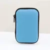 Stock Listo Bolsa de Almacenamiento Eva, Bolsa para Auriculares, Bolsa para Cámara Ccd, Cargador de Cable de Datos, Bolsa Cuadrada de Pu con Cremallera, Portátil