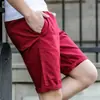 Shorts Plus Size Masculino Verão Cinco Pontos Calça de Cavalo Nova Casual Algodão Puro Esportiva Sete Pontos Calça de Praia