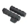 Fabricante Direto de Guidão de Motocicleta Harley Venda Direta Plástico Borracha Guidão Antiderrapante Acelerador Guidão de Cabeça Plana Grande Potência Antiderrapante