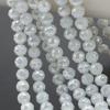 Cuentas Redondas de Flor de 8 mm con Agujero Central, Color Jade Porcelana Vidrio Cristal K9 Ab Sueltas, 64 Facetas para Hacer Correas de Teléfono Cruzadas de Cuentas