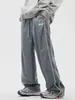 Pantalones Casuales Europeos y Americanos Transfronterizos para Hombre 2026 Nuevo Primavera y Verano Estilo Americano Deportivos Rectos Sueltos Pierna Ancha Pantalones Tk1028