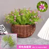 Flores Artificiais Pequenas de Milão, Flores de Plástico, Coberturas para Cantos de Mesa, Enfeites de Plantas Verdes em Vasos, Flores para Cercas, Flores Artificiais de Eucalipto