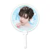 Hou Minghao Letrero Grande en Forma de Abanico para Recoger en el Aeropuerto Mercancía de Fan de Concierto Mismo Estilo de Tiktok