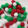 Bola de peluche de poliéster de color de alta elasticidad, bola de peluche, accesorios de joyería para bricolaje, material de decoración de muñeca de peluche hecho a mano