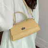 Estilo Coreano Alta Qualidade Textura Fashionável Versátil Portátil Bolsa para o Dia a Dia Mulheres 2026 Verão Nova Textura de Lichia Bolsa Transversal Pequena Quadrada