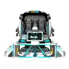 Simulador de Experiencia de Conducción Dinámica de Tres Ejes de Carreras de Tres Pantallas Equipo de Diversión Máquina de Juego Grande con Sensor de Movimiento Fabricante de VR