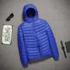 Chaqueta acolchada de algodón ligera y ultrafina para hombre, talla grande, para liquidación antitemporada, corta y resistente al frío.