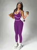 Amazon Ropa Deportiva de Yoga Mono Bloque de Color Una Pieza Conjunto de Pantalones de Yoga Ropa de Fitness para Mujer Cintura Alta Levantamiento de Glúteos