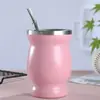 Copo de Mate Argentino Aço Inoxidável 304 Copo de Mate Copo de Chá Mate Taça de Vinho Tinto Copo de Chá Mate com Isolamento de Camada Dupla
