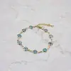 Pulsera Transfronteriza de Amazon para Mujer Ojo Maligno Europeo y Americano Pulsera ins Simple Estudiante de Amazon Ojos Azules