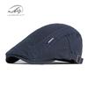 Boina fina de algodón estilo coreano para primavera y verano, estilo británico retro artístico, para hombre, con lengüeta de pato hacia adelante, gorra de pintor para mujer