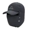 Gorra de Invierno para Hombre con Forro de Felpa y Protección para las Orejas, Cálida, Estilo Pato, para Papás y Abuelos de Mediana Edad y Mayores, Gorra de Béisbol de Algodón Resistente al Frío para Exteriores