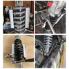 Compresor de Resorte de Amortiguador de Motocicleta Herramienta Manual de Rodillo para Desmontaje y Reparación de Resortes de Amortiguador