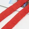Renda de Franja de Poliéster Xcolorida de 2,5 cm para Brincos, Roupas, Decoração de Almofadas, Acessórios de Renda com Borla