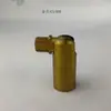 Lámpara de Pared de Hierro Junta Universal Cabezal Giratorio Accesorios para Lámpara de Pared Color Cromado Junta Universal de 180 Grados Rosca Interna y Externa M10